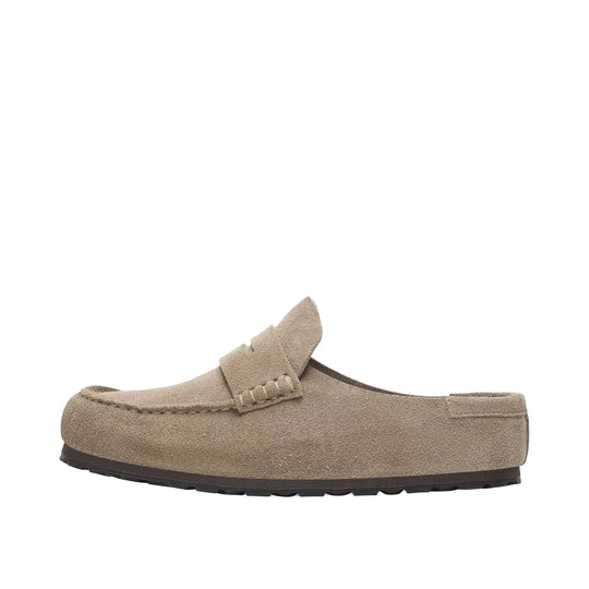 BIRKENSTOCK Sabot Mocassino NAPLES WRAPPED - Taupe