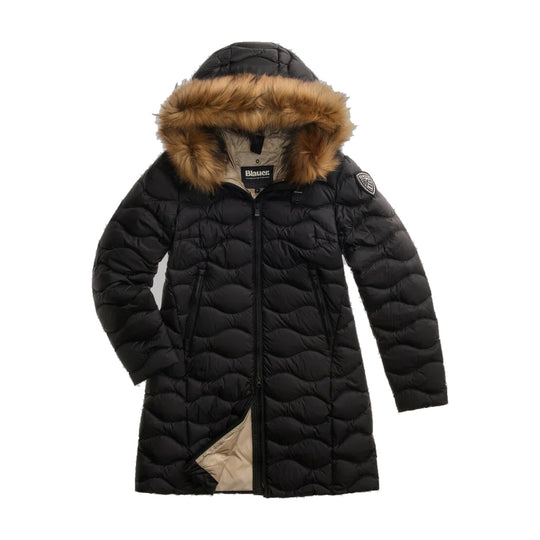 BLAUER Piumino Donna Lungo Ondina LYNEL - Nero