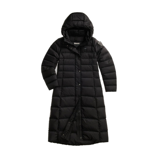 BLAUER Piumino Lungo Donna Imbottito con Piuma ANITA - Nero
