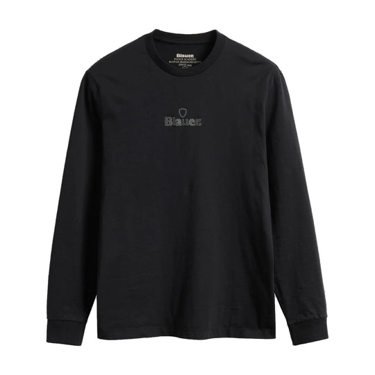BLAUER T-Shirt Uomo M/L AUBON - Nero