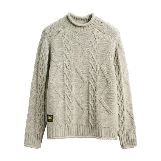 BLAUER Maglione Uomo Bordo Arrotolato MENDELL - Grigio