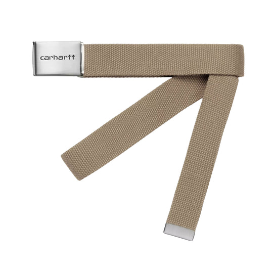 CARHARTT WIP Cintura Clip Belt Chrome Cuoio