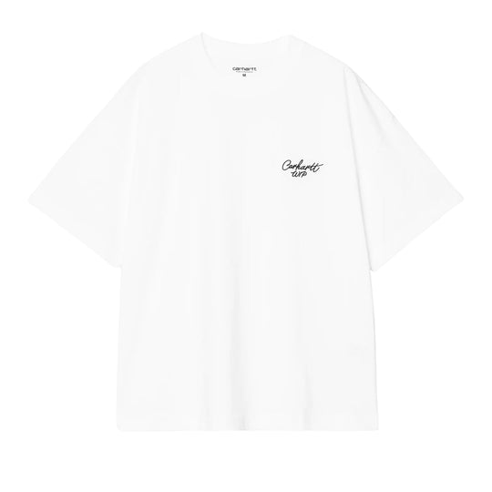 CARHARTT WIP T-Shirt Uomo S/S SIGNATURE SCRIPT - Bianco