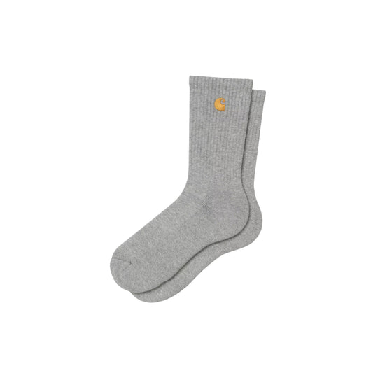CARHARTT WIP Calzini Uomo Chase Socks - Grigio/Bianco