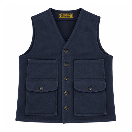 CHESAPEAKE'S Gilet WOOL VEST OREGON - Blu