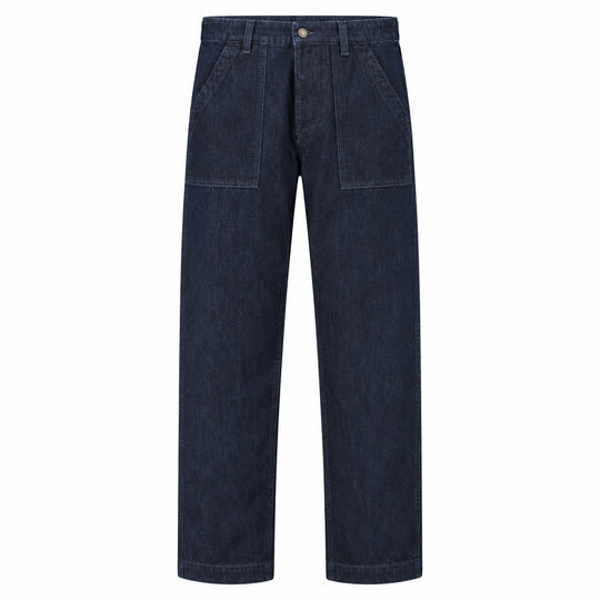 CHESAPEAKE'S Jeans Uomo SELVEDGE Fondo 19.5 - Medio Scuro