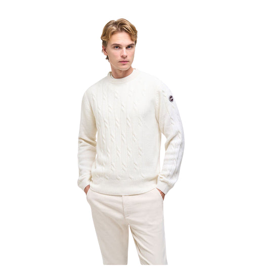COLMAR Maglione Uomo a trecce - Panna