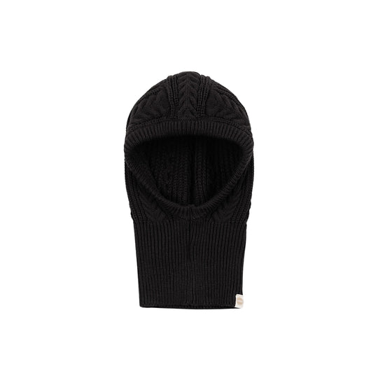COLMAR Balaclava Donna in Maglia Jacquard a trecce Nero