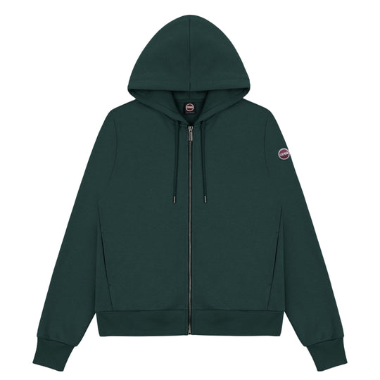 Felpa Uomo COLMAR full zip con cappuccio Verde