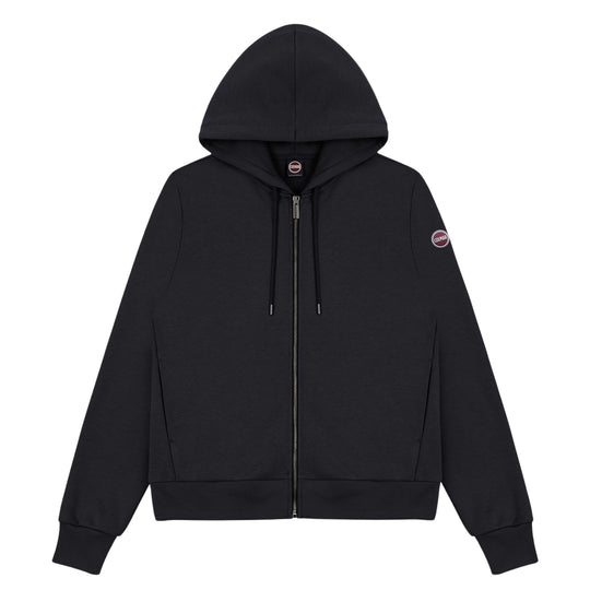 Felpa Uomo COLMAR full zip con cappuccio Nera