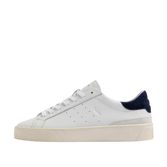 Sneakers Uomo D.A.T.E. Sonica Tennis Retrò Bianco/Blu