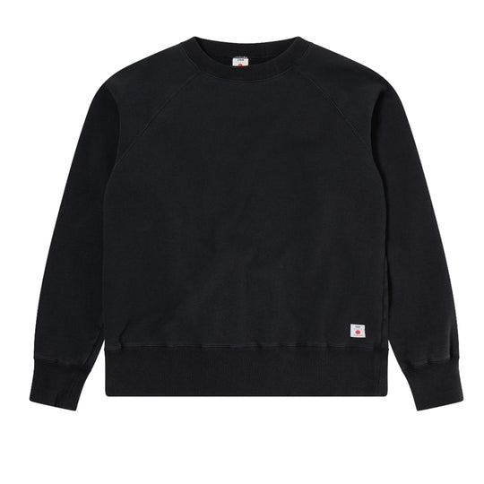 EDWIN Felpa Uomo RAGLAN SLEEVE CREW - Nero