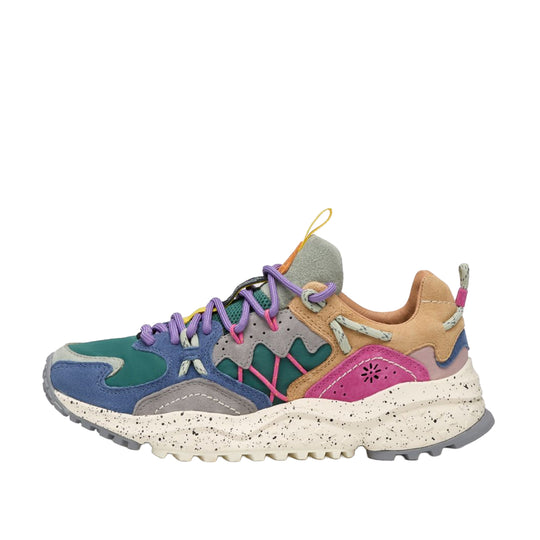 FLOWER MOUNTAIN Sneakers Donna YAMABUSHI in Suede e Tessuto Tecnico - Multicolore