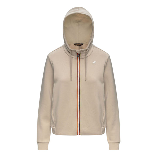 K-WAY Felpa con Cappuccio Donna DEVA LIGHT SPACER - Sasso