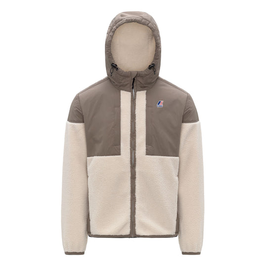 K-WAY Pile con Zip SAMSON 4.0 ORSETTO - Panna/Beige