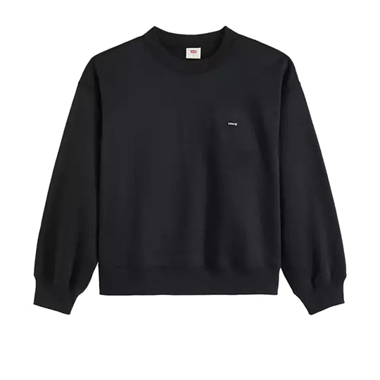 LEVI'S Felpa Donna EVERYDAY CREWNECK - Nero Lavato