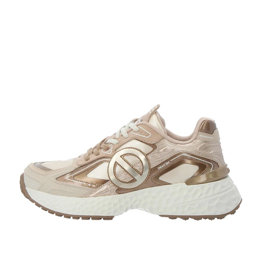 NO NAME Sneakers Donna CARTER 2.0 TECH - Panna/Oro