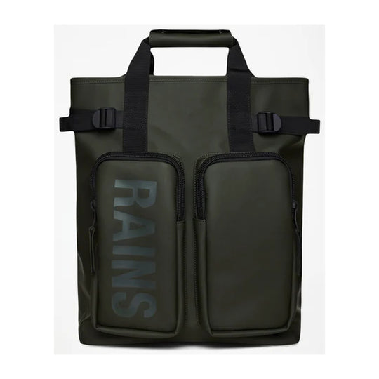 RAINS Zaino Unisex TEXEL TOTE - Verde