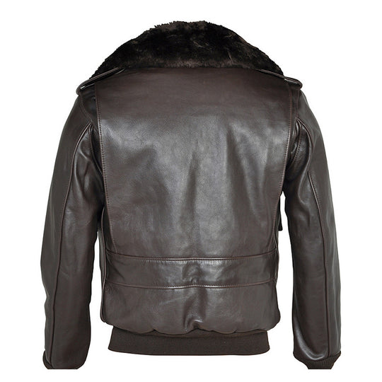 Giubbino Uomo Schott N.Y.C Aviatore A-2 Flight Jacket Made in Usa Marrone