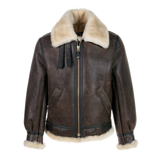 SCHOTT N.Y.C Giubbino Uomo B-3 BOMBER - Marrone