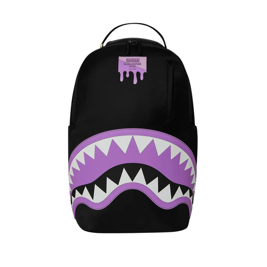 SRAYGROUND Zaino SHARK CENTRAL LIGHT PURPLE - Nero/Viola
