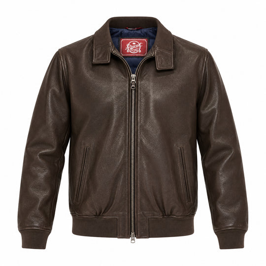 STEWART Bomber NUVOLA MISSISIPI - Marrone/Blu