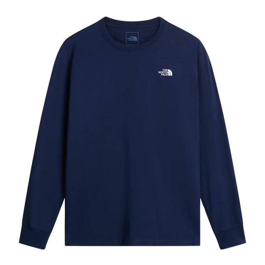 THE NORTH FACE T-Shirt Uomo a Maniche Lunghe Evolution Simple Dome Regular Blu
