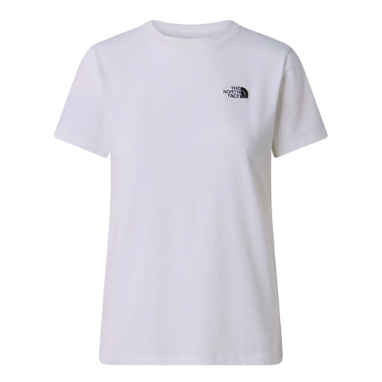 THE NORTH FACE T-Shirt Donna Evolution Simple Dome Slim Bianca