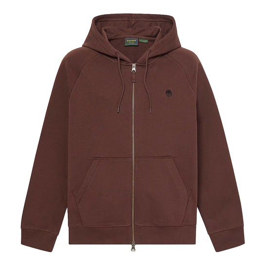 TIMBERLAND Felpa Uomo con Cappuccio e Zip Intera EXETER RIVER - Marrone