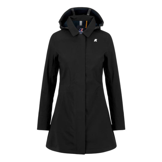 K-Way Mathy Bonded Women's Jacket Black / Blue