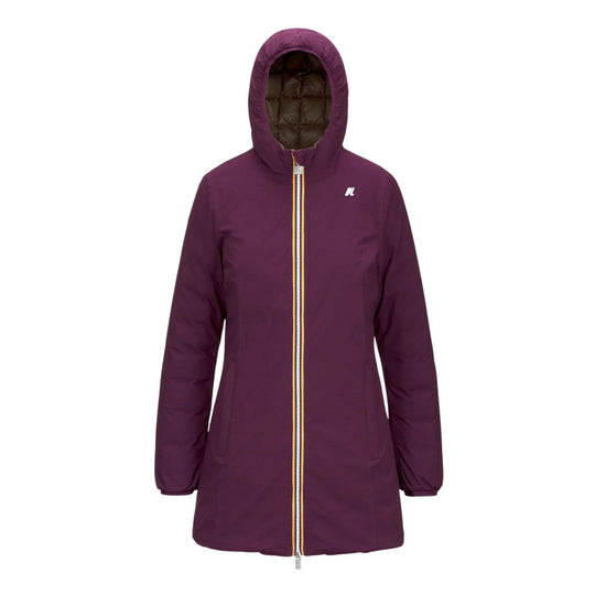 Giubbino Donna K-Way Denise St Thermo Reversibile Viola / Marrone