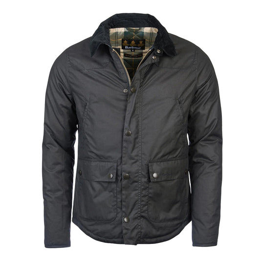Heren Jas Barbour Reelin Waxed Cotton Groen