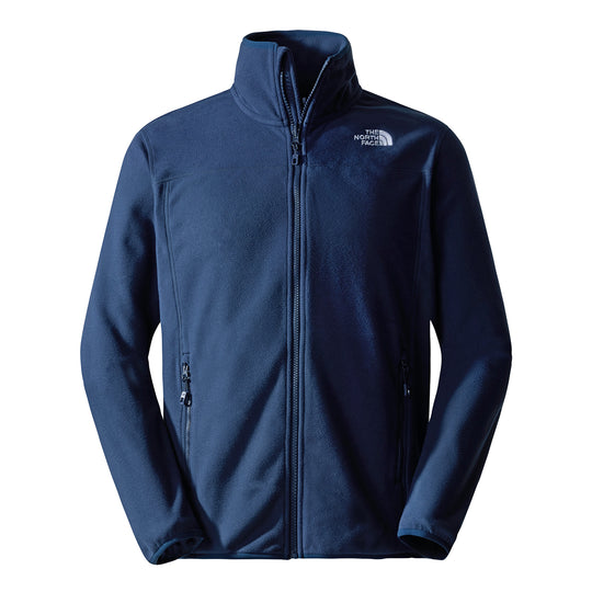 Heren Fleece The North Face 100 Glacier Full Zip Blauw