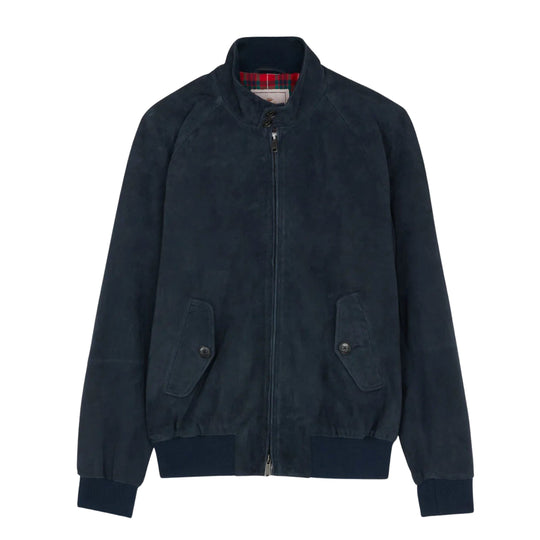Giubbino Uomo Baracuta G9 Suede Navy