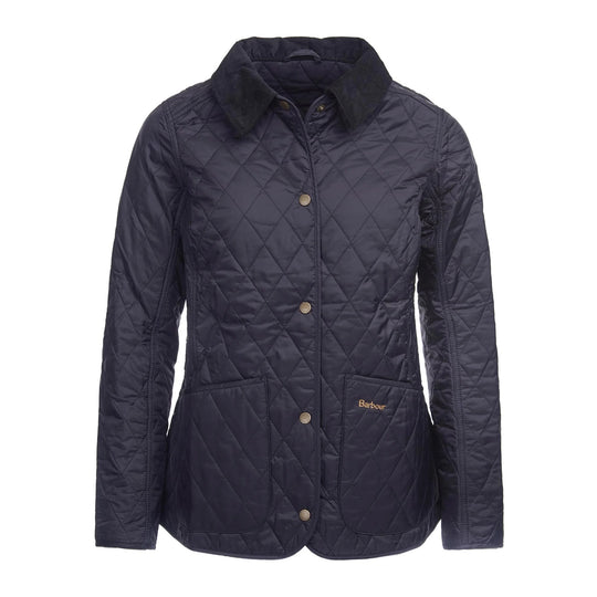 Giubbino Donna Barbour Trapuntato Annandale Blu