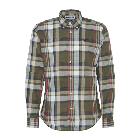 Camicia Uomo Barbour Kidd Verde Multicolor
