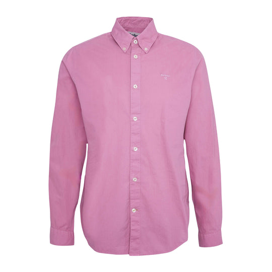 Camicia Uomo Barbour Tinta In Capo Rosa