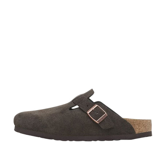 Unisex Clogs Birkenstock Boston Schmale Passform Mokka