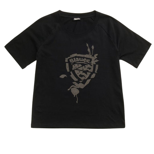 T-shirt Donna Blauer Fiori Havey Nero