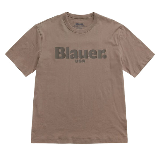 Heren T-shirt Blauer Bourne Bruin
