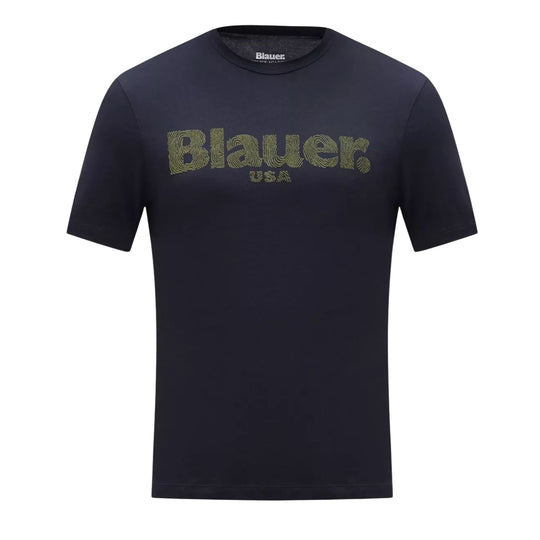 T-shirt Uomo Blauer Bourne Blu