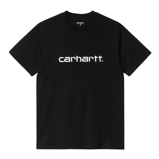 T-shirt Uomo Carhartt WIP S/S Script Nero / Bianco