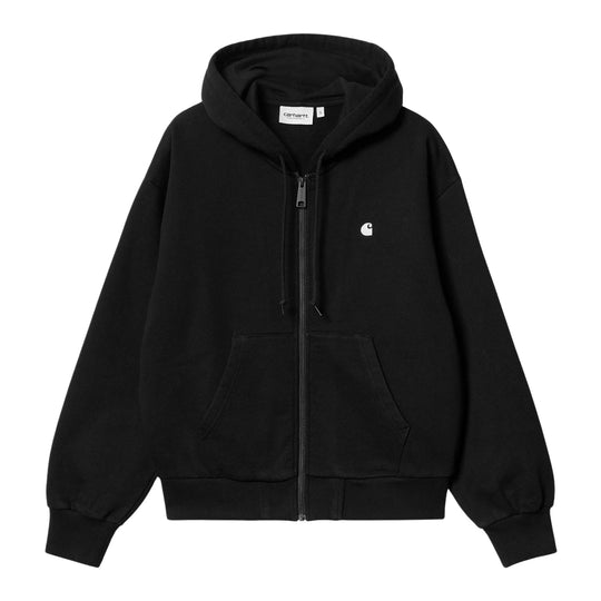 Felpa Donna Carhartt WIP W' Hooded Casey Nero