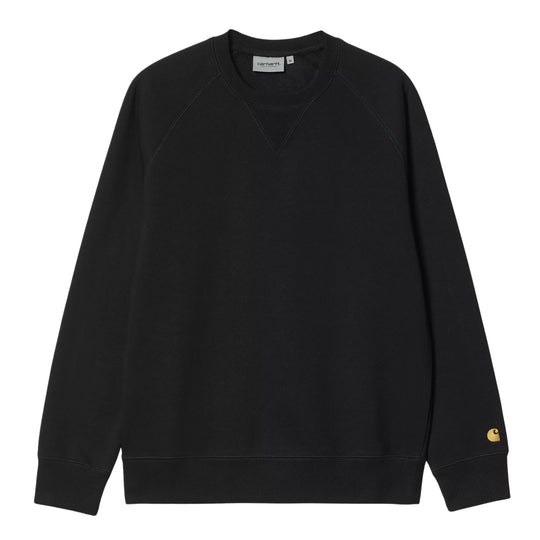 Felpa Uomo Carhartt WIP Girocollo Chase Nero