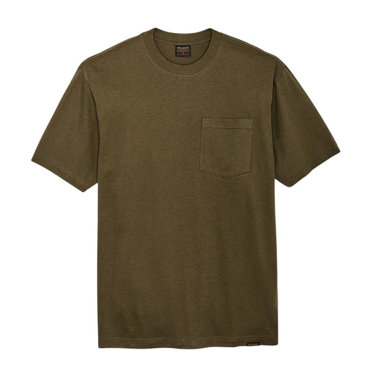 T-shirt Uomo Filson Frontier Pocket Verde Scuro
