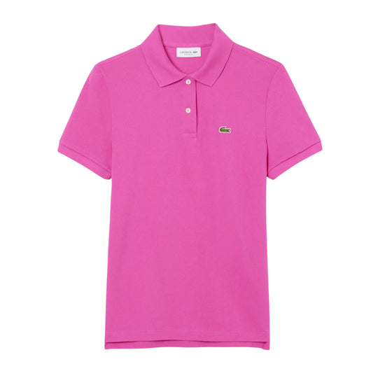 Damen Polo Lacoste Regular Fit Rosa (I1L)