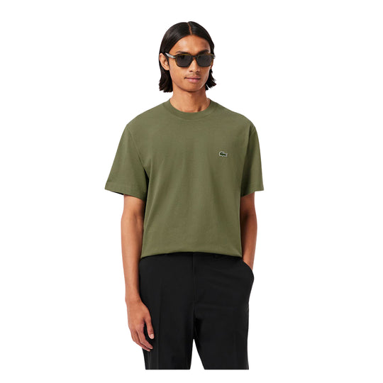 T-shirt Uomo Lacoste Logo Verde (BMY)