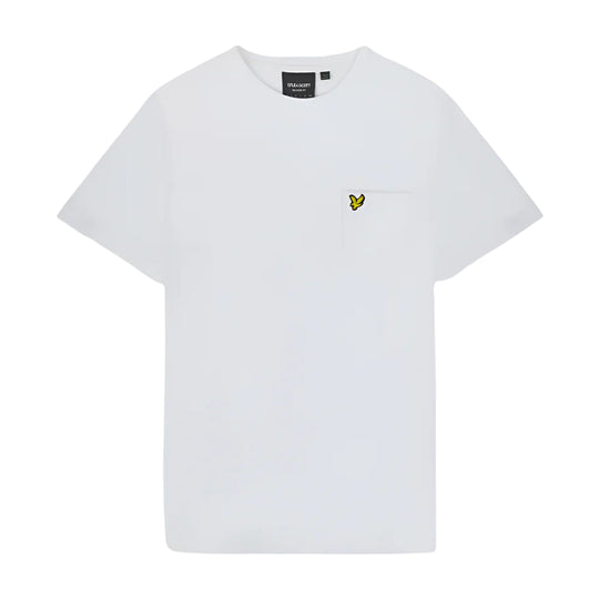 T-shirt Uomo Lyle & Scott Piquet Pocket Bianco