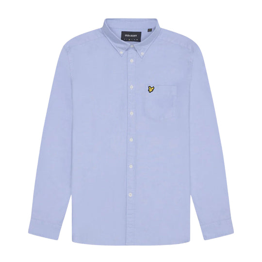 Camicia Uomo Lyle & Scott Oxford Celeste