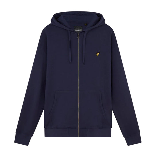 Felpa Uomo Lyle & Scott Full Zip Blu Navy